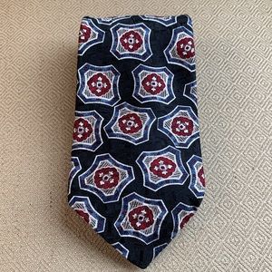 Courreges Homme Silk printed tie